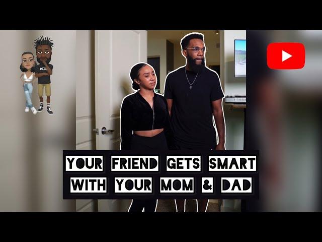 When your friend gets smart with your Mom & Dad #comedy #theclassiiics #mom #dad #parents #funny