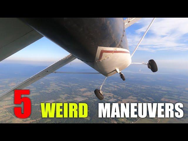 5 WEIRD Maneuvers that Will Make You a BETTER Pilot (with Free Pilot Training)