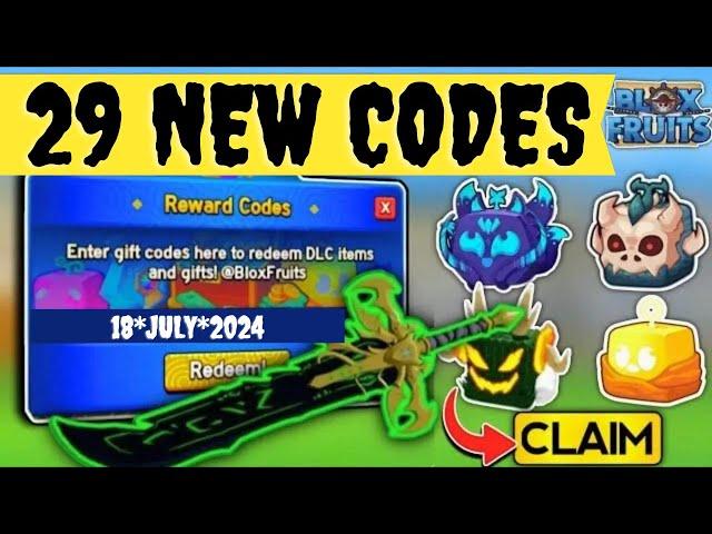 ️29 ALL NEW!!️ BLOX FRUITS CODES 2024 - CODES FOR BLOX FRUITS - BLOX FRUITS