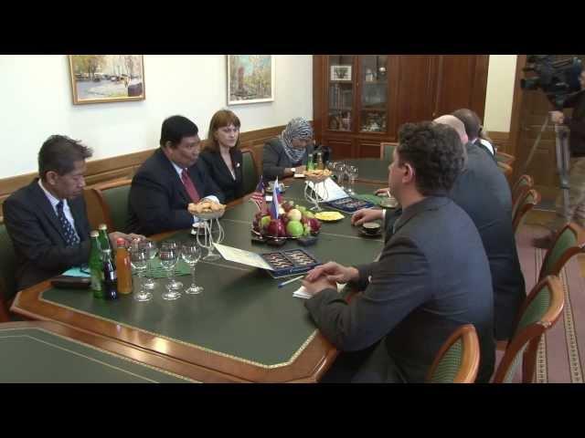 Встреча ректора ВолгГМУ с послом Малайзии в России