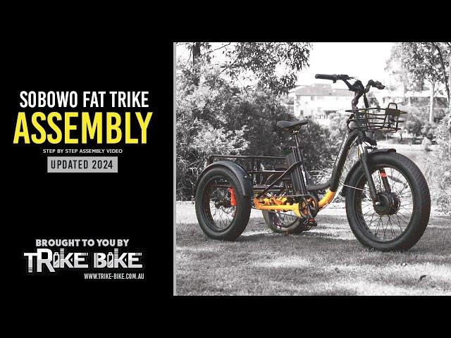 Sobowo Trike Bike Fat Tricycle – Ultimate Off-Road Fat Tire Trike for Adventure and Fun!