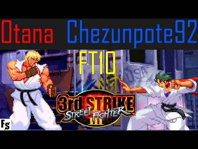 Street Fighter III: Third Strike - Otana [Ken] vs Chezunpote92 [Makoto] (Fightcade FT10)