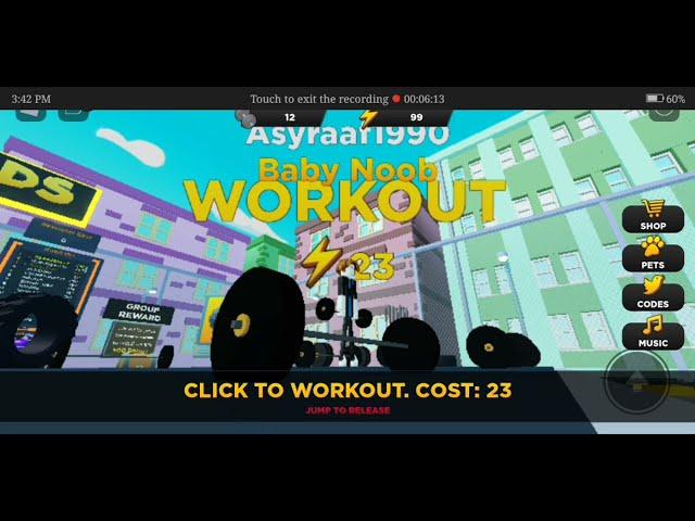 GAME ROBLOX:(DINOLAND)STRONGMAN SIMULATOR