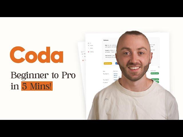 Coda 101: Everything In Under 5 MINS!