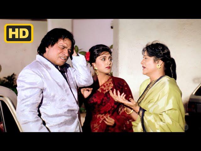 अरुणा ईरानी ने पति समझकर देवर को मारा - Kader Khan जबरदस्त सीन - Umar 55 Ki Dil Bachpan Ka