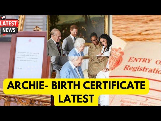 ARCHIE - LILY BIRTH CERTIFICATE DEMANDS FROM WHO ? LATEST NEWS #meghan #meghanmarkle #princeharry