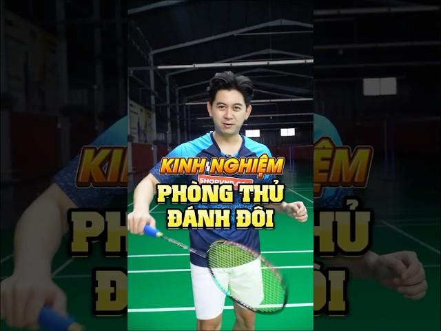 Kinh Nghiệm Phòng Thủ Tốt Hơn Trong Đánh Đôi !!  #badminton #vnb #caulong #shortsvideo #shorts