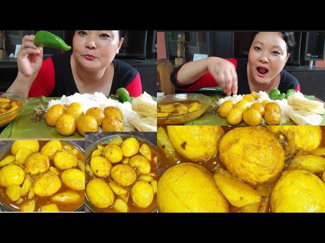 Do•Chiara pekama pekjawa chaprete nikuna#Egg with chayote curry#Garo Mukbang