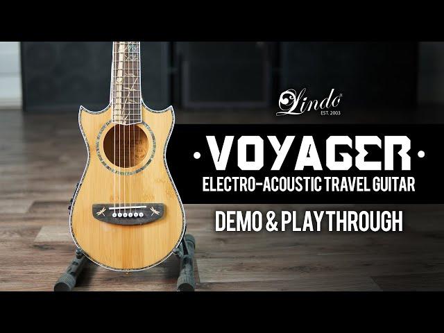 Lindo Bamboo Voyager V2 Electro Acoustic Travel Guitar | Demo and Playthrough