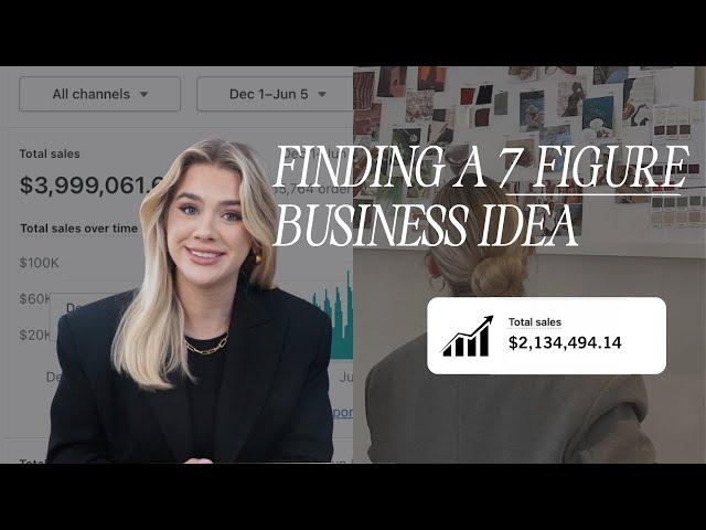 How To Actually Come Up With a 7-Figure Business Idea (+ using AI to help)