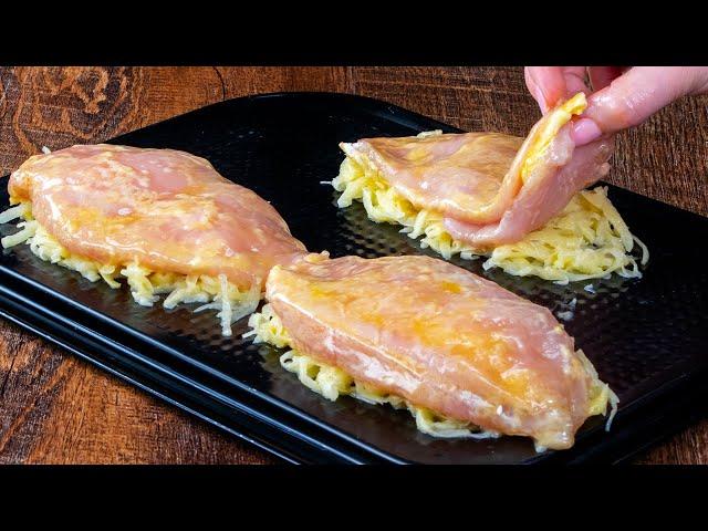 A crazy recipe with 2 potatoes and one chicken breast - brilliant idea