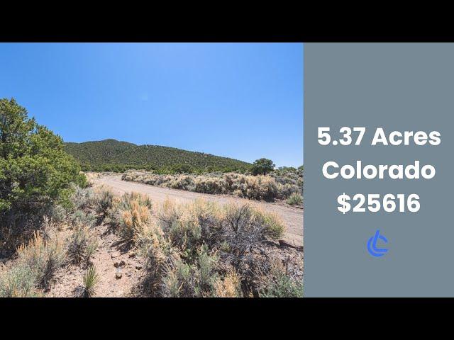 5.37 Acres for Sale in Colorado for $25,616.