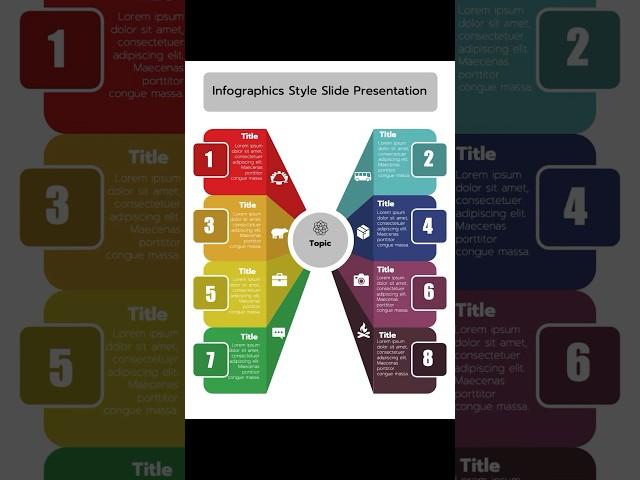 Learn how to create infographic slide presentations with PowerPoint #powerpointtutorial #design