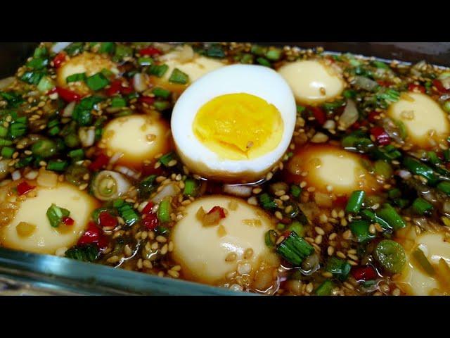 Rice thief  1 tier! Delicious [half-boiled egg dish] Easy and simple to make