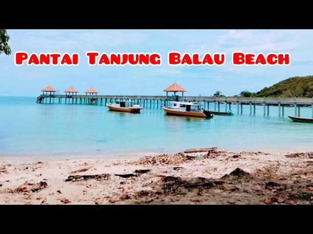 Pantai Tanjung Balau Beach Johor ️ ||Walk around Malaysia Beach | Tuoi Singapore