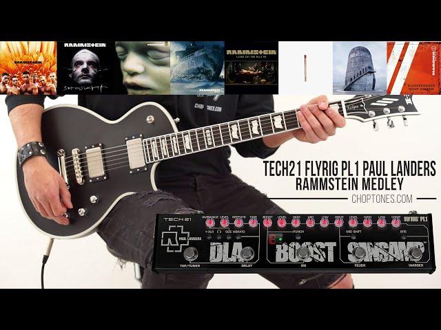 10 RAMMSTEIN Songs  ONE Pedal | Tech21 FlyRig PL1 Paul Landers Signature Demo