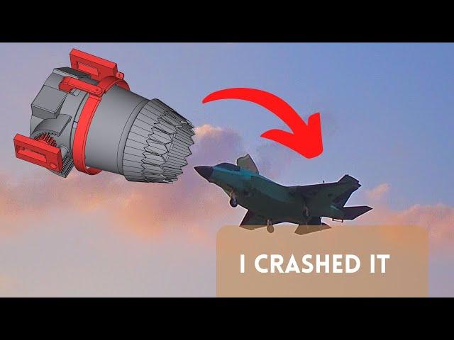 I Crashed the F-35B RC Jet model | Build series, How To Build the ThrustVector