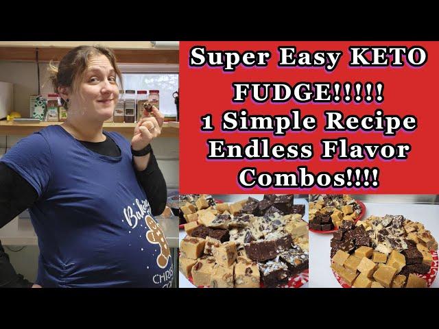 Easy Keto/Low Carb Fudge Recipes-Great Holiday Gift Idea!