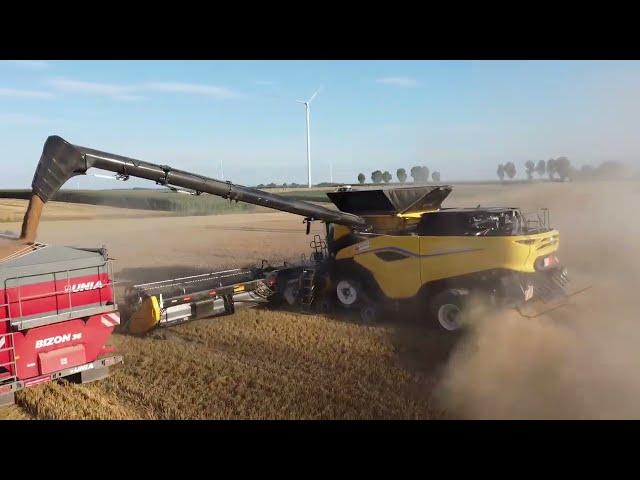 NEW HOLLAND CR11 + MAC DON 15M | 775KM | PREMIERA w POLSCE !  |  NAJLEPSZE ŻNIWA 2024  | AgroQub