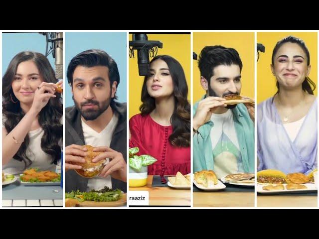 Pakistani actor & actresses trying asmr ||National achar VS Pepsi ||