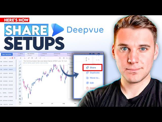 Deepvue NEW Feature: Share Watchlists, Screens & Data Panels with Links (Easy!)