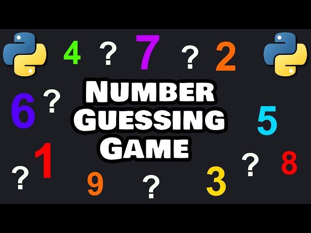 Let's code a Python NUMBER GUESSING GAME! 