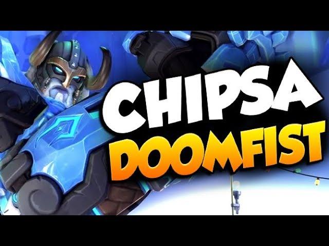 CHIPSA PRO DPS DOOMFIST GAMEPLAY! 32 ELIMS! [ OVERWATCH SEASON 19 TOP 500 ]