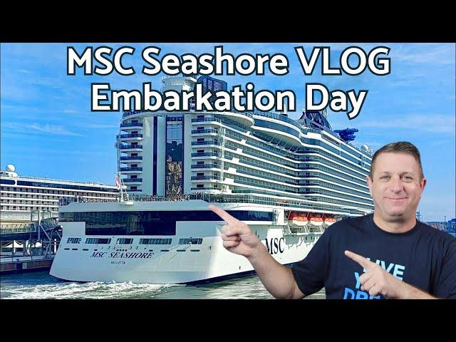 Adventure begins: MSC Seashore Day 1 Cruise VLOG