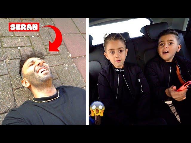 SERAN ALLEEN MET KINDEREN OP PAD EINDIGT IN PANIEKAANVAL..| #828