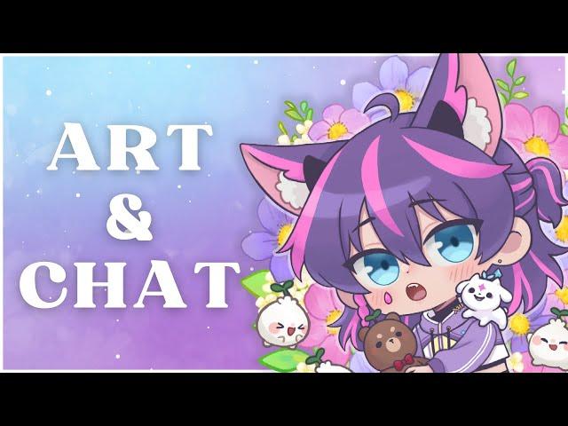 Making Merch Designs and Other Art Stuffs【ART & CHAT STREAM】