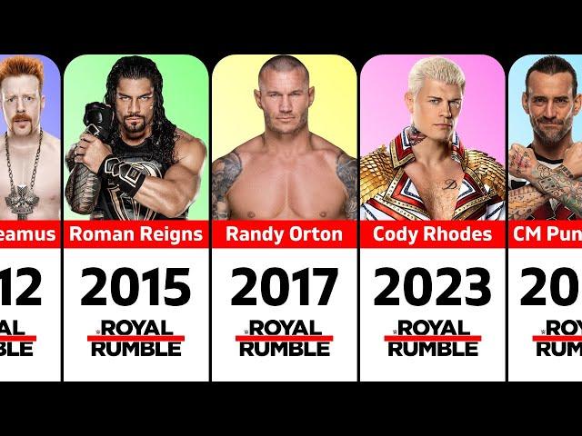 Every WWE Royal Rumble Winners (1988 - 2023)