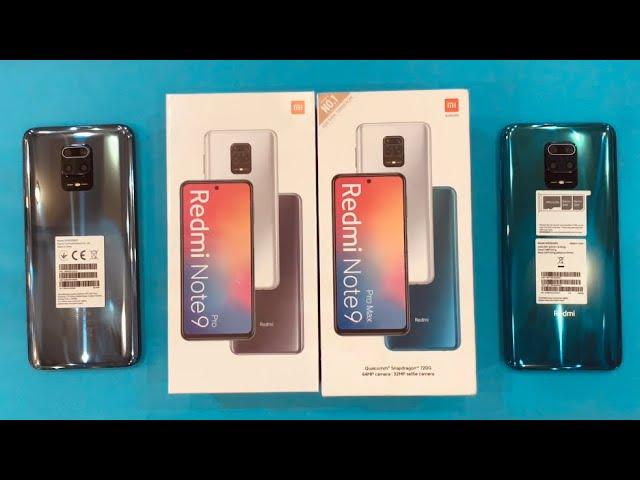 Xiaomi Redmi Note 9 Pro vs Xiaomi Redmi Note 9 Pro Max