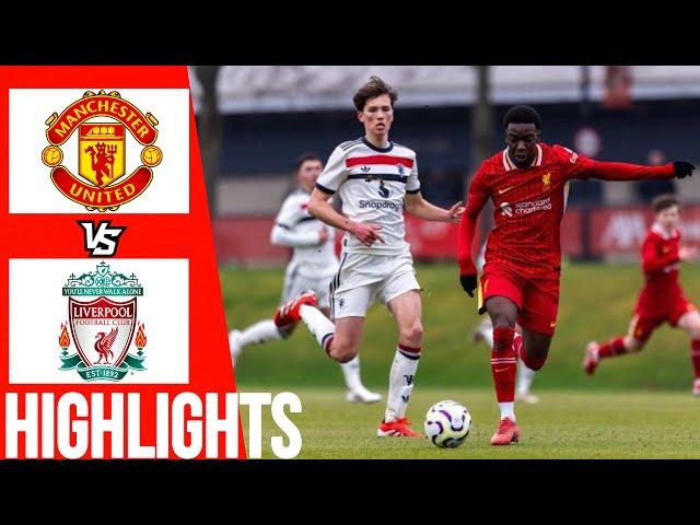 Manchester United vs Liverpool | WHAT A GAME| All Goals & Highlights | U18 Premier League