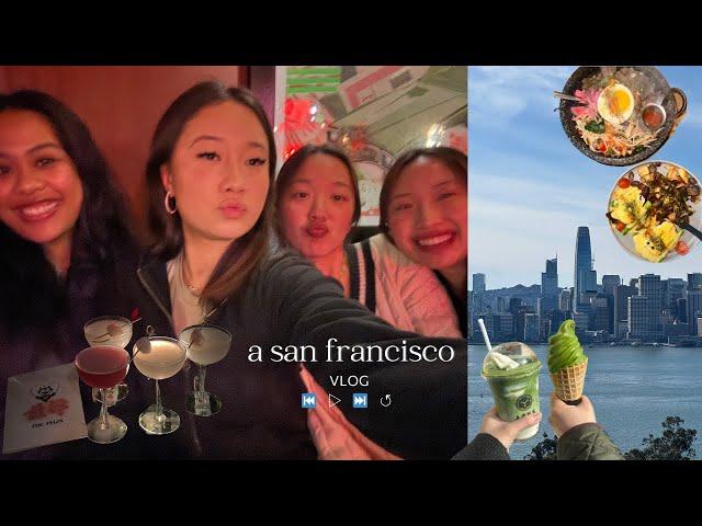 sf vlog | matcha, yummy food, home for thanksgiving