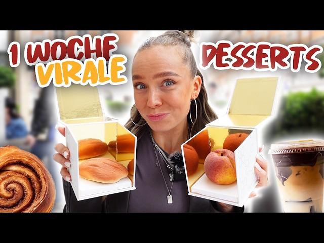 1 WOCHE nur VIRALE DESSERTS essen|CARAMELLA