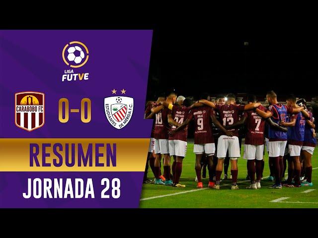 Empate sin goles en Valencia: Carabobo 0-0 Estudiantes | Resumen Jornada 28 | Liga FUTVE 2022