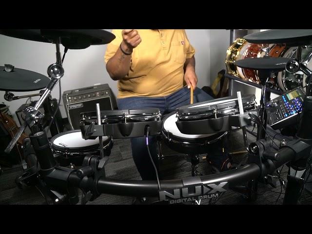 NUX DM 8 DRUM SET DEMO BY: Atlanta drum shop