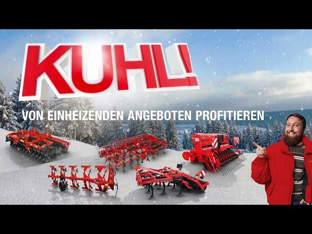 KUHL! Preiszeit für Pflüge, Bodenbearbeitungsgeräte und Drillmaschinen
