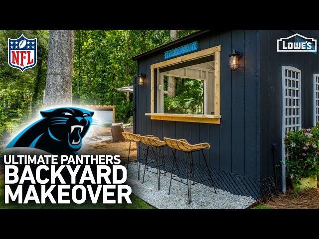 NFL Homegating Makeover: Carolina Panthers (w/ Monica from The Weekender)