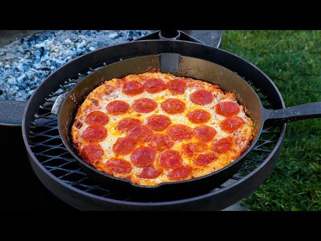 How To Make Pan Pizza Over An Open Fire