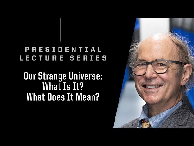 Presidential Lecture Series | Frank Wilczek