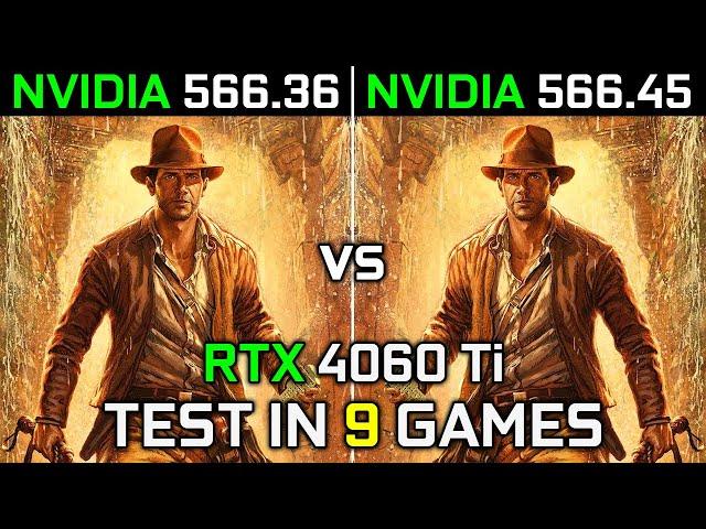 Nvidia Drivers (566.36 vs 566.45 Hotfix) RTX 4060 Ti | Huge FPS Gain & Nvidia App Issue Fixed?