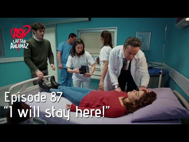 Murat made a mess in the hospital for Hayat! | Pyaar Lafzon Mein Kahan Episode 87