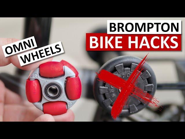 5 Bike Hacks for your Brompton (+ Omni Wheels)