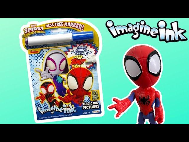  Spidey and His Amazing Friends Imagine Ink | Spidey DIY and Crafts! | Disney Jr