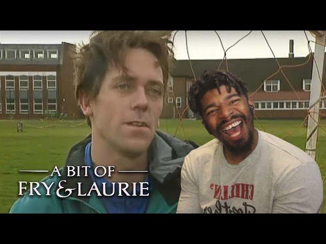 World's Worst Football Coach | A Bit of Fry & Laurie | BBC Comedy Greats | AMERICAN REACTS