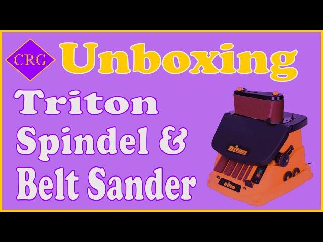 Triton oscillating spindle & belt sander unboxing and review