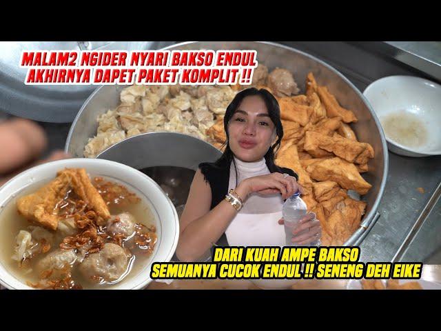 LAGI2 NEMUIN BAKSO MALANG ENDUL !! DARI KUAH AMPE BAKSO NYA SEMUANYA APPROVE !! CUCOK DEH