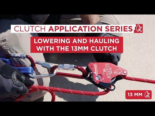 CMC 13mm CLUTCH Lowering & Hauling | Application Series | CMC