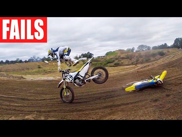 Funny Dirt Bike CRASHES and FAILS 2021